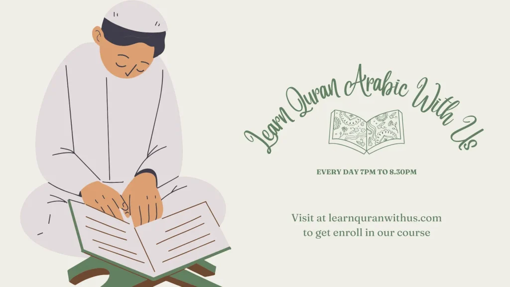 Learn Quran Arabic With Us